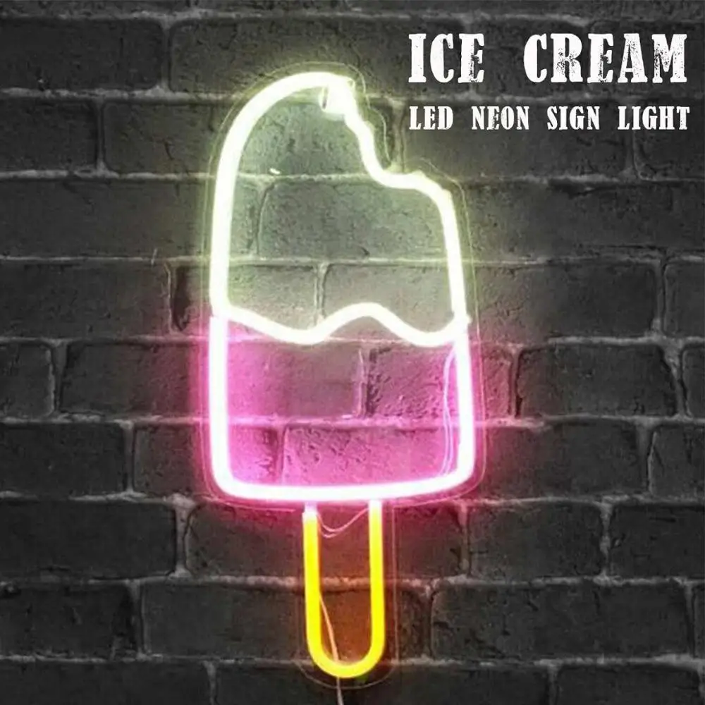 Baby Products Lotion - Ice Cream LED Neon Sign Light