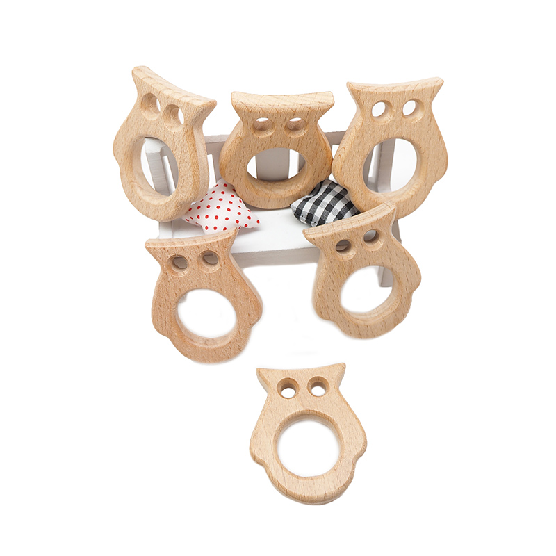 Chenkai 10pcs Owl Wooden Teeth - Baby Products Eco Friendly 리뷰 및 가격