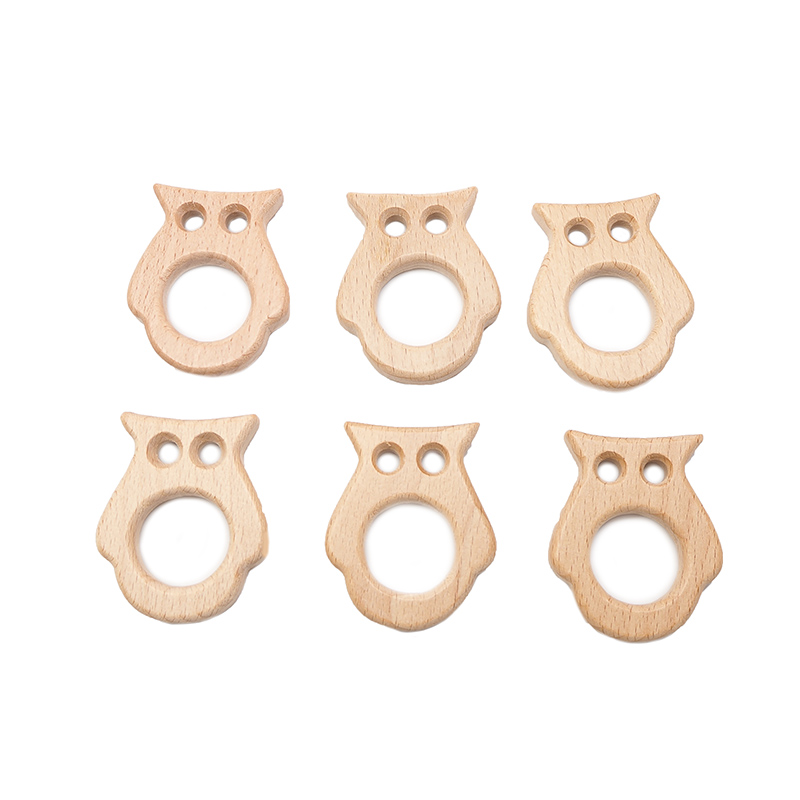 Chenkai 10pcs Owl Wooden Teeth - Baby Products Eco Friendly 리뷰 및 가격