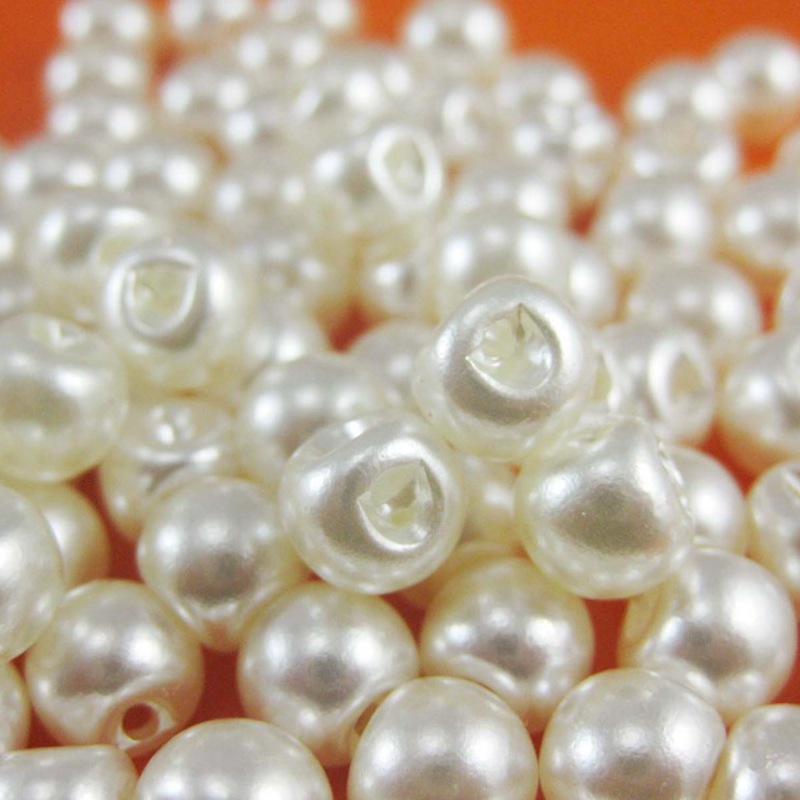 50pcs Pearl Button 12mm Round  - Baby Products Eco Friendly 리뷰 및 가격