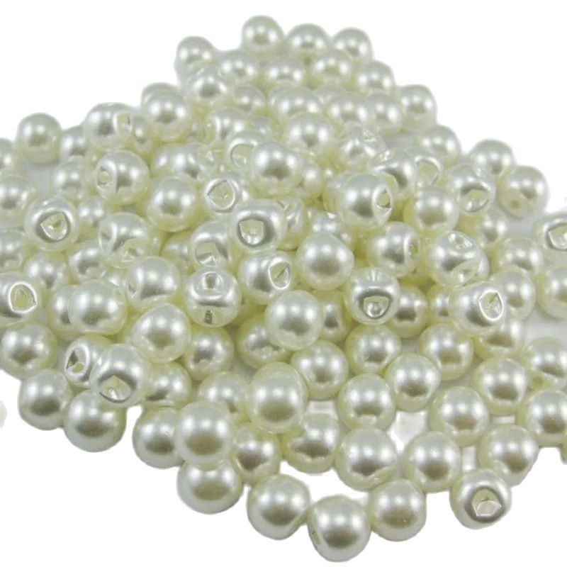 50pcs Pearl Button 12mm Round  - Baby Products Eco Friendly 리뷰 및 가격
