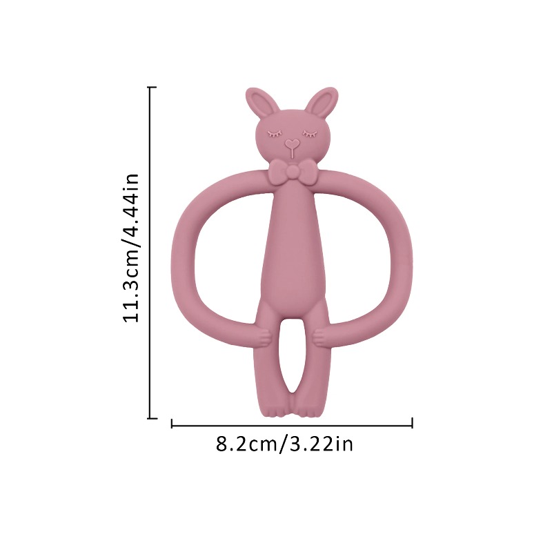 Color Kids 1PC Silicone Teethe - Baby Products Rabbit 리뷰 및 가격