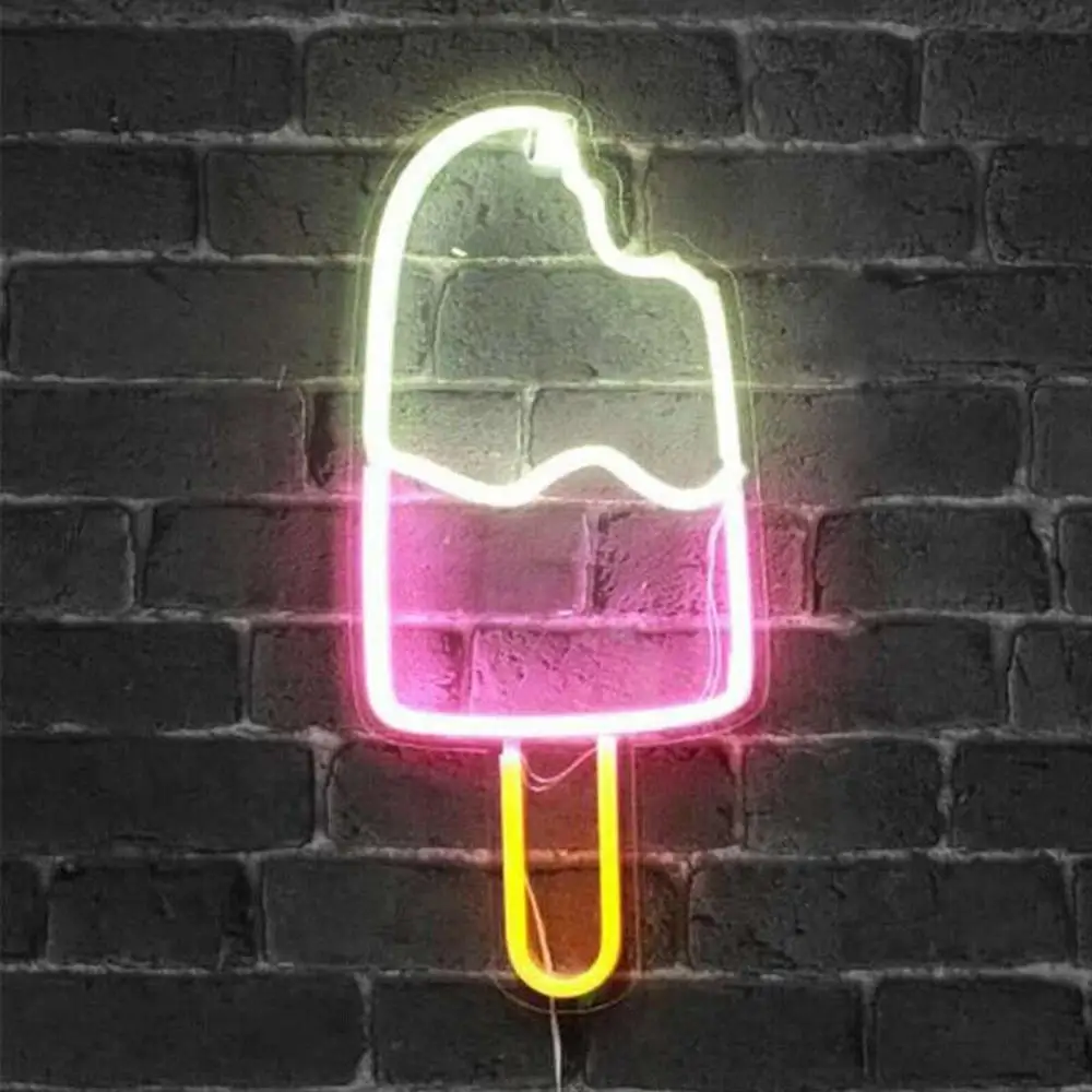Ice Cream LED Neon Sign Light  - Baby Products Lotion 리뷰 및 가격