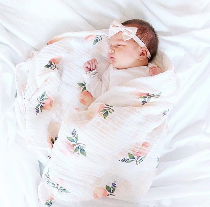 Rose 120x120cm 70% Bamboo 30%  - Baby Swaddle Blanket 리뷰 및 가격