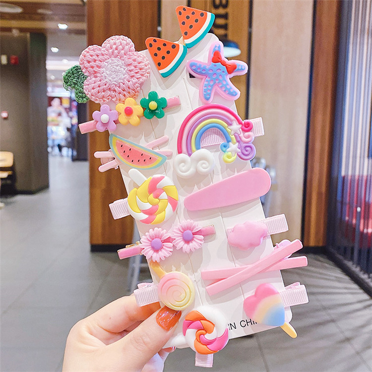 14pcs Set Of Hair Clips For Gi - Baby Products Lotion 리뷰 및 가격